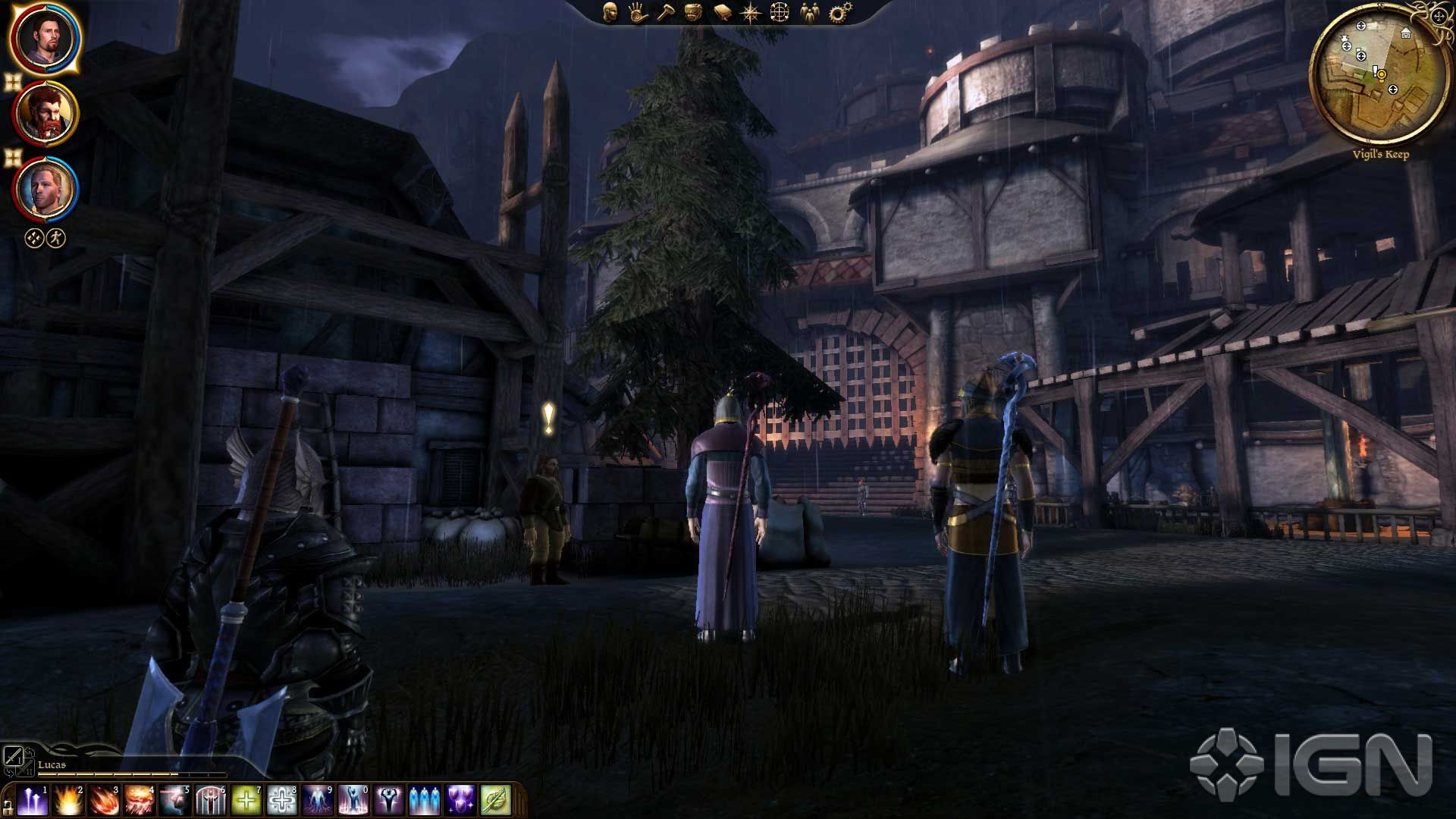 Dragon age Origins стартовый экран